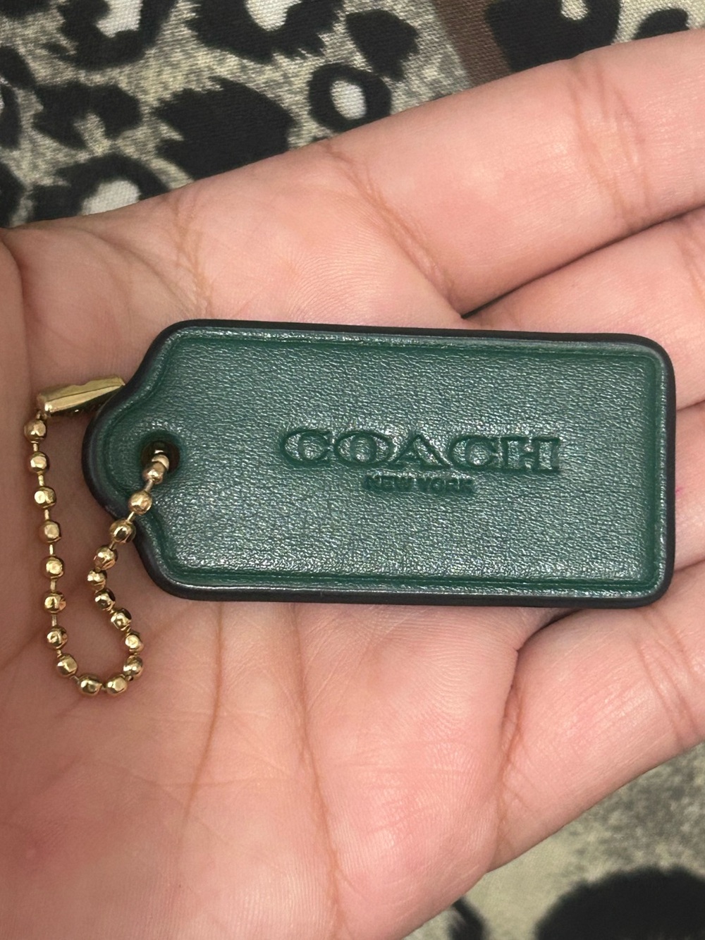 Coach Hangtag